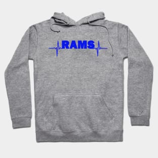 Rams heartbeat Hoodie